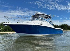 Pro-Line 32 Express 2006 Pro-Line 32 Express boat on water under blue sky.