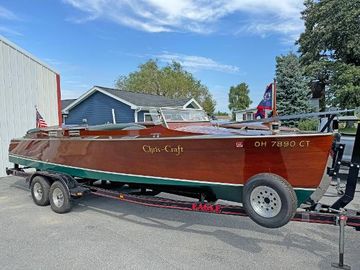 1929 Chris-Craft 26 Upswept Triple Cockpit