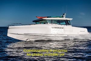 Axopar 45 XC Cross Cabin BRABUS Trim 2024 Axopar 45 XC Cross Cabin BRABUS Trim cruising on open water.