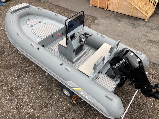 ZAR mini LUX Tender 12 Inflatable Boat - Aluminium RIB Dinghy