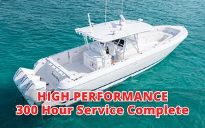 Intrepid 400 Center Console 2019 Intrepid 400 Center Console boat on clear water, high performance, 300-hour service complete.
