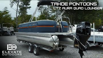 2025 Tahoe Pontoon Aura 2185 Quad Lounger Triple