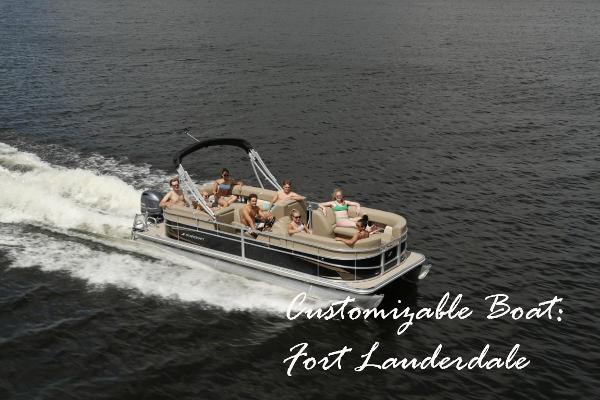 Starcraft 22 LX 2024 Starcraft 22 LX pontoon boat cruising in Fort Lauderdale.