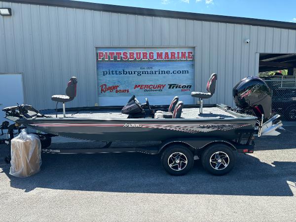 Ranger RT198P 2024 Ranger RT198P fishing boat at Pittsburg Marine dealership.