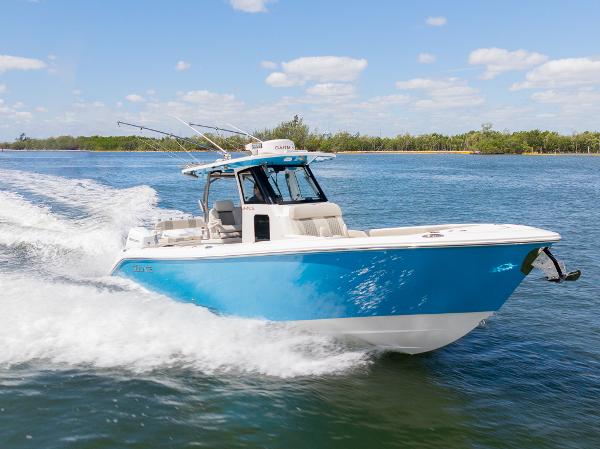 Solace 32 CS 2023 Solace 32 CS boat cruising on a sunny day.