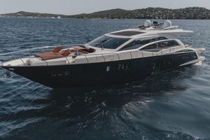 Absolute Absolute 70 STY Luxury 2010 Absolute 70 STY yacht cruising on open water.