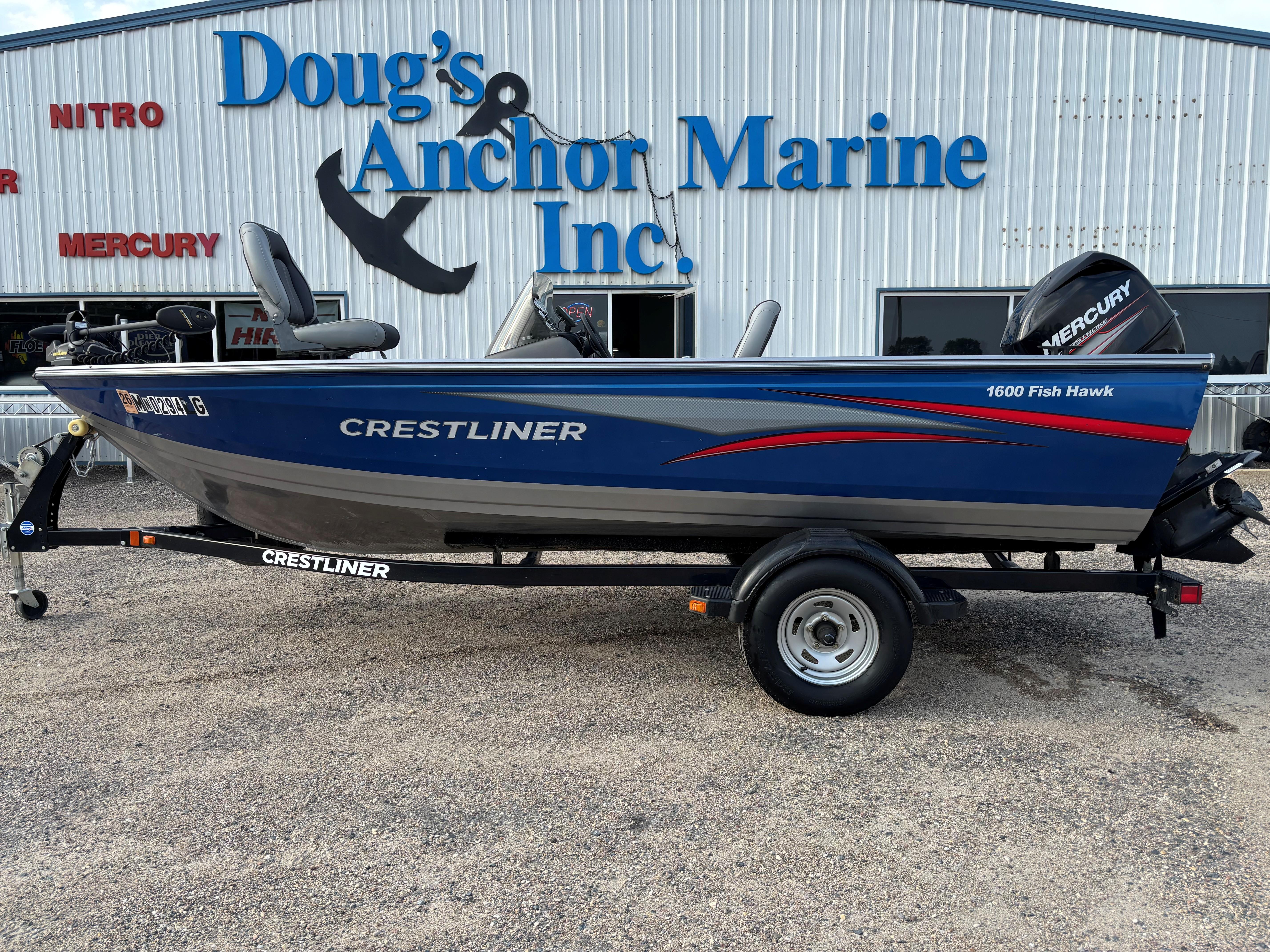 2015 Crestliner 1600 Fish Hawk