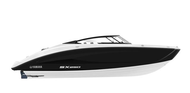 2025 Yamaha Boats SX250-BLACK-GALVANIZED