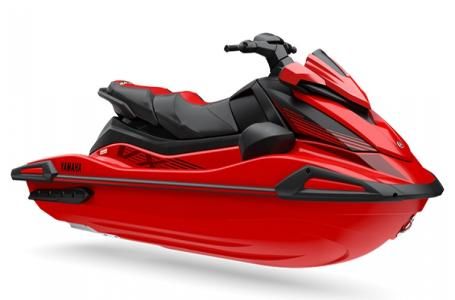 Yamaha Boats VX DLX BL/BL VX1050E-BA 25 2025 Yamaha VX DLX BL/BL VX1050E-BA jet ski in vibrant red color.