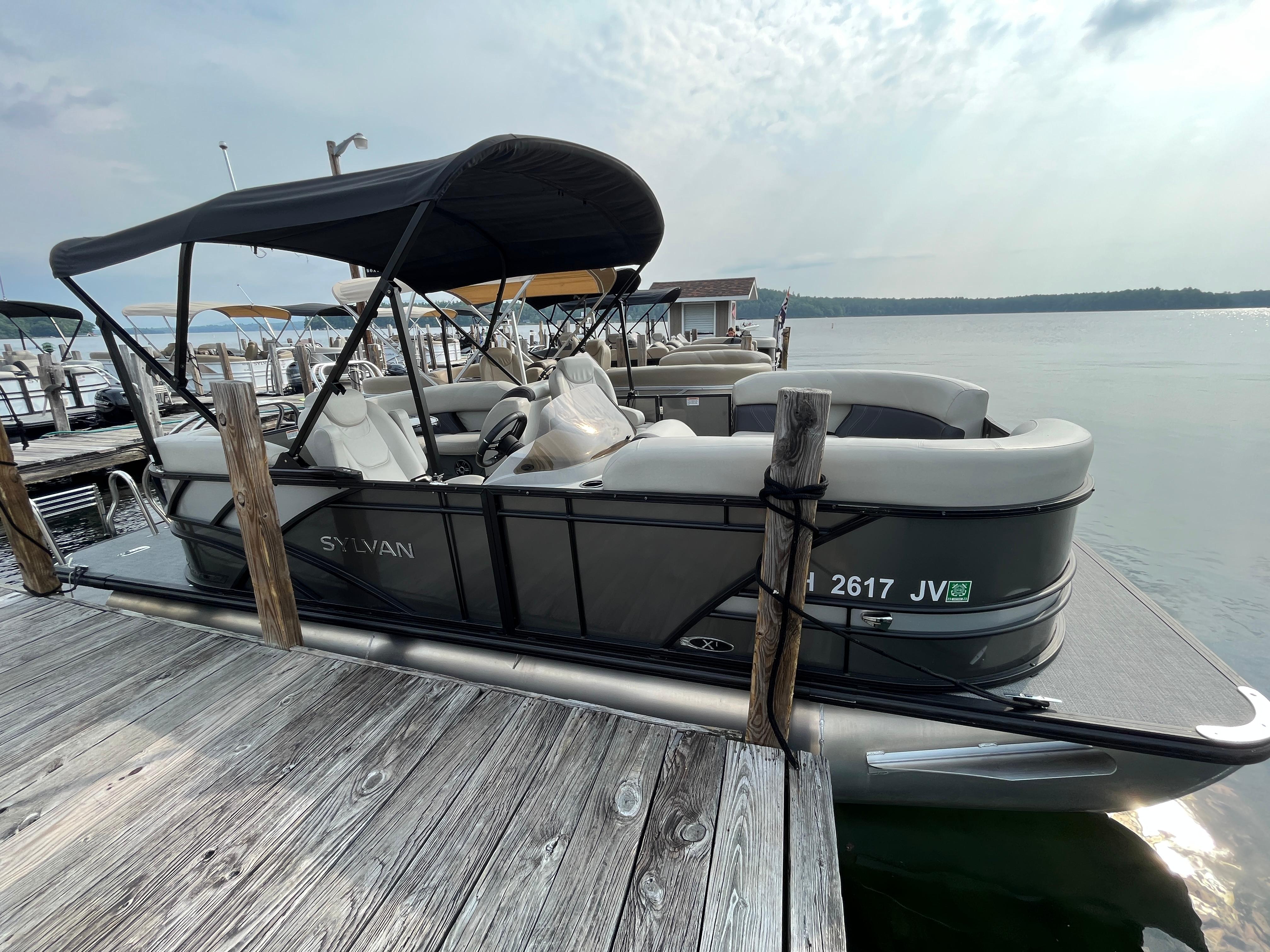 Outboard pontoon boat - 822 4-PT - Sunchaser Corp - sport-fishing