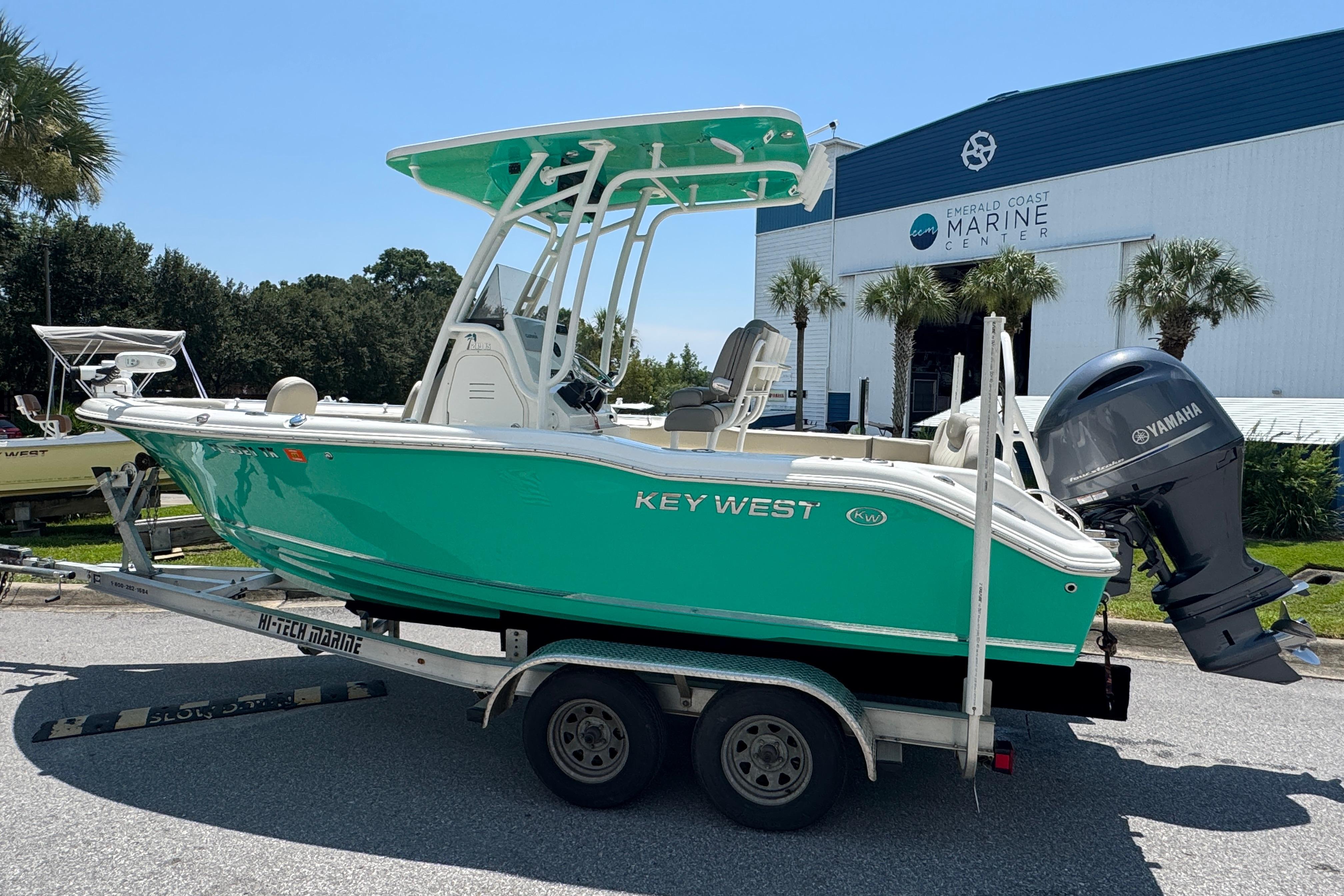 Key West 219 FS 2023 Key West 219 FS boat on trailer at Emerald Coast Marine Center.