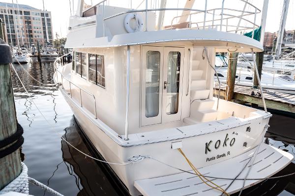 Mainship 34 Trawler At her dock