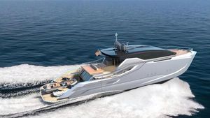 Vento 85 X-One Luxury Vento 85 X-One yacht cruising on open sea, 2026 model.