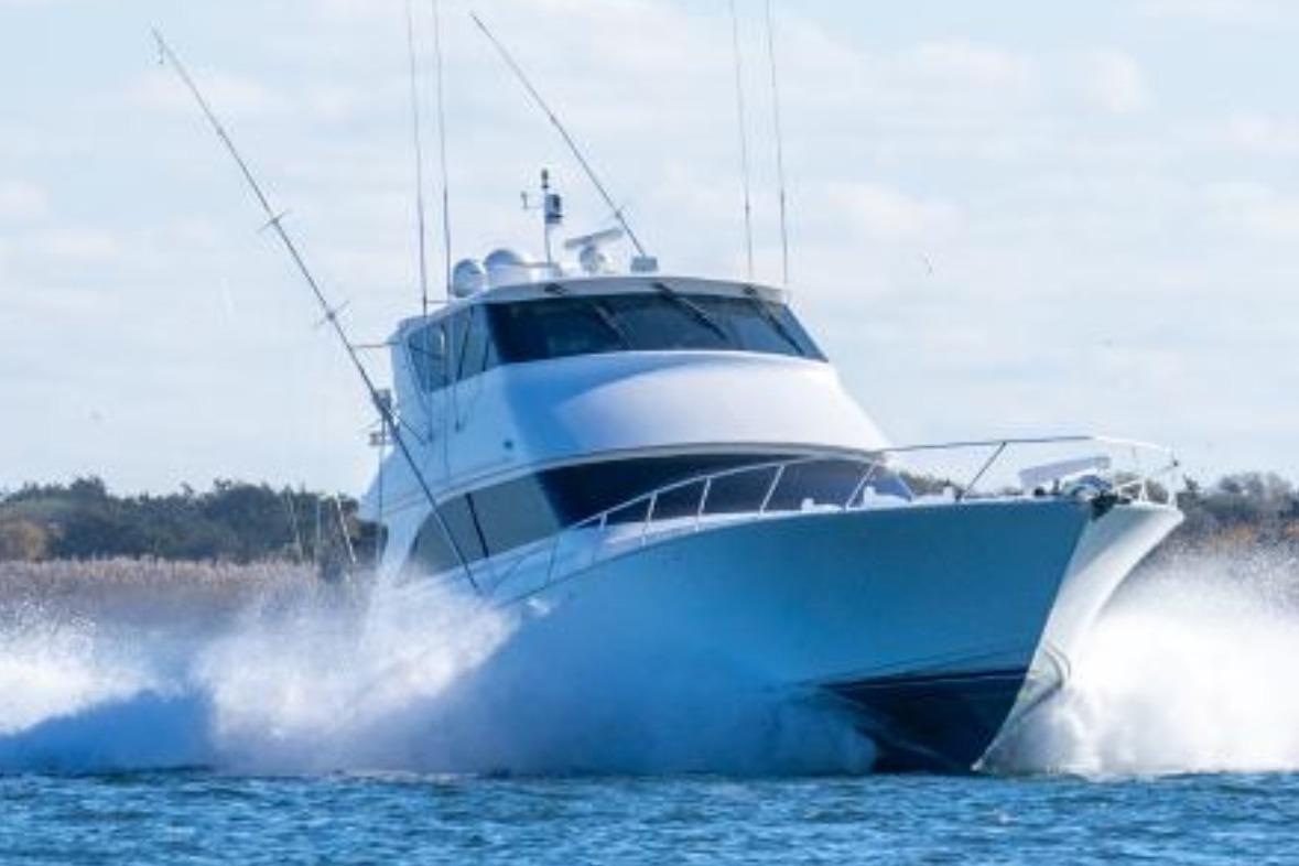2002 Viking 61 Enclosed Bridge