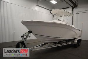 Sea Fox 228 Commander 2025 Sea Fox 228 Commander boat on trailer in showroom.