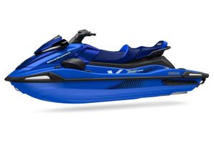 Yamaha WaveRunner VX Limited Manufacturer Provided Image: 2026 Yamaha WaveRunner VX Limited in vibrant blue, side view.