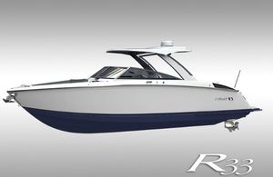 Cobalt R33 2026 Cobalt R33 boat with sleek design and modern features.