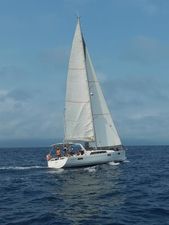 Beneteau Oceanis 41.1 2020 Beneteau Oceanis 41.1 sailing on open sea under clear skies.