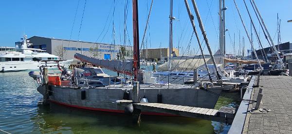 Garcia passoa 46 pasoa Sailboat docked at marina, Garcia Passoa 46, 2005 model, sunny day.