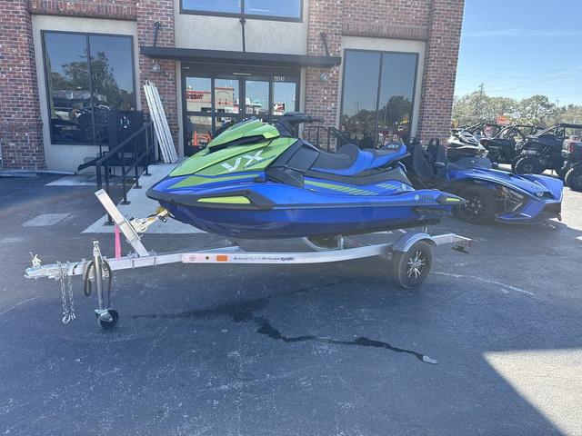 Yamaha Boats VX LIMITED HO-AZURE BLUE/ 2024 Yamaha Marine Waverunner VX LIMITED HO in azure blue and green.