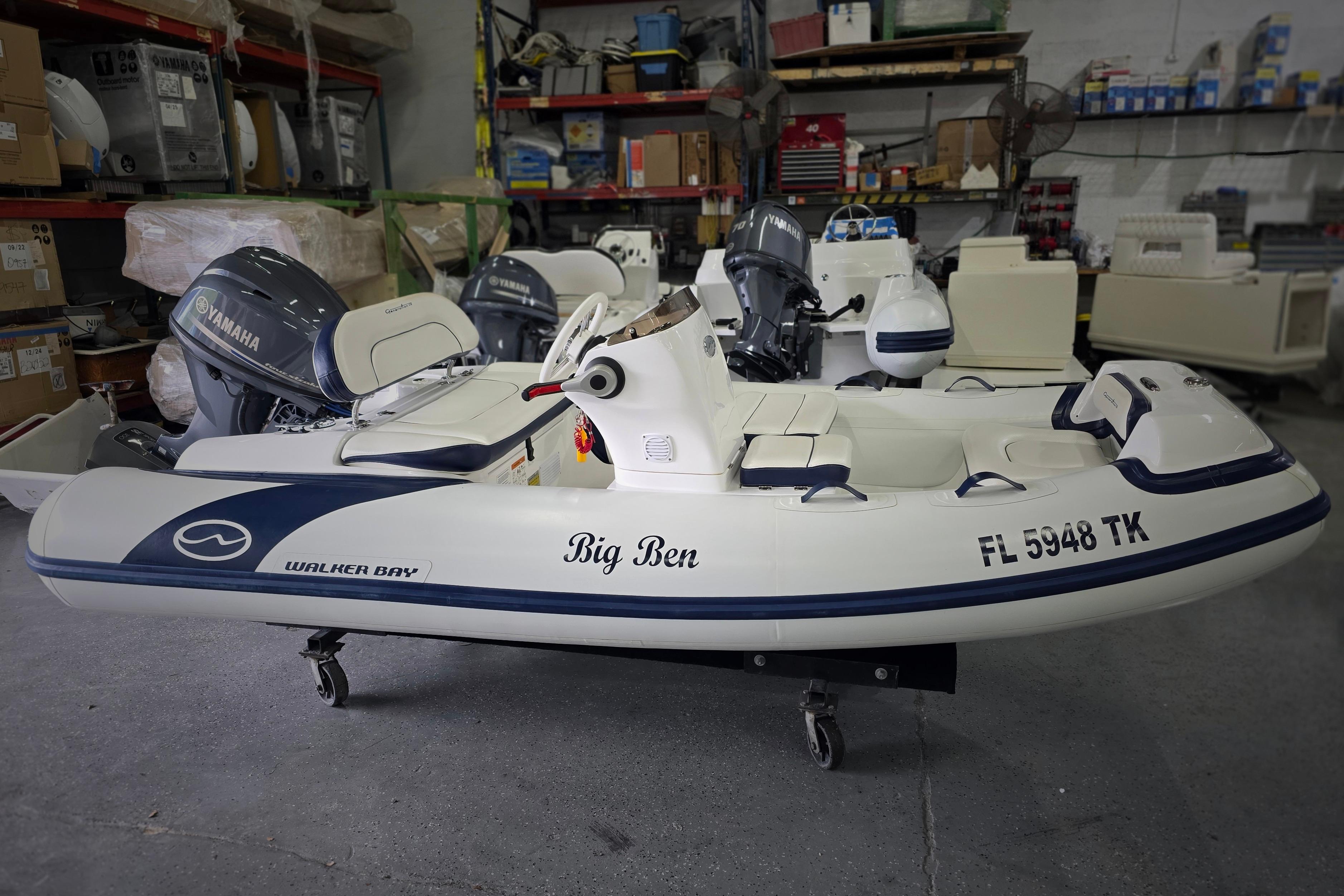 Walker Bay Generation 12 LTE 2023 Walker Bay Generation 12 LTE boat in a workshop setting.
