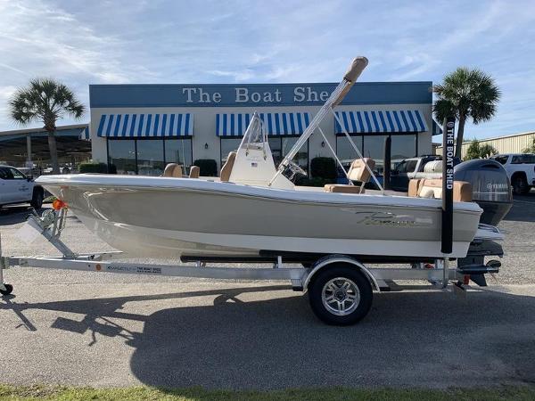 Pioneer Islander 180 2025 Pioneer Islander 180 boat on trailer outside The Boat Shed.