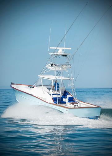 Maverick Yachts Costa Rica 36 Walkaround 2025 Maverick Yachts Costa Rica 36 Walkaround cruising on open water.