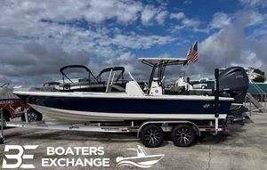 Hewes Redfisher 21 Hewes Redfisher 21 boat 2026 on trailer at Boaters Exchange.