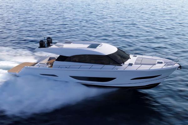 Maritimo S60 2025 Maritimo S60 yacht cruising on open water.