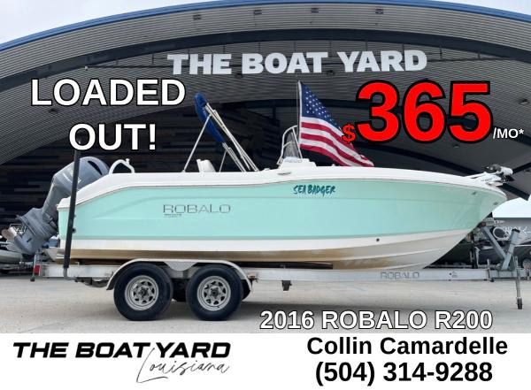 Robalo R200 Center Console 2016 Robalo R200 Center Console boat for sale at The Boat Yard, Louisiana.