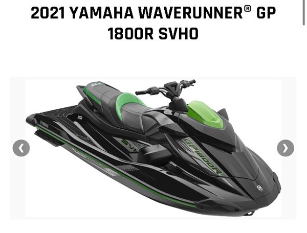 2021 Yamaha WaveRunner GP1800R SVHO