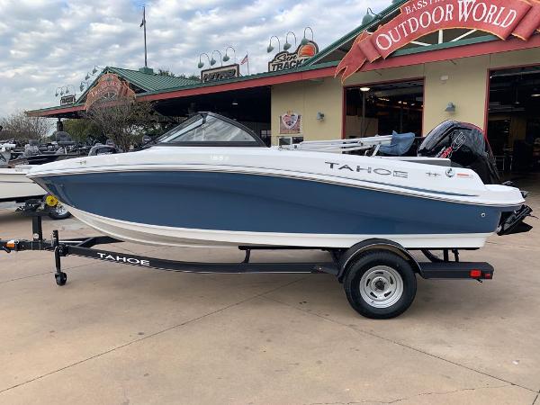 Tahoe 185 S 2024 Tahoe 185 S boat on trailer at Bass Pro Shops Outdoor World.