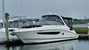 Sea Ray 350 Sundancer 2014 Sea Ray 350 Sundancer yacht docked at marina.