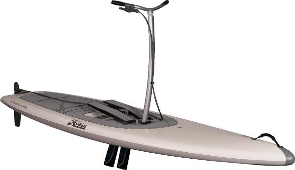 Hobie Mirage Eclipse Ace 2025 Hobie Mirage Eclipse Ace paddleboard with handlebars and pedal system.