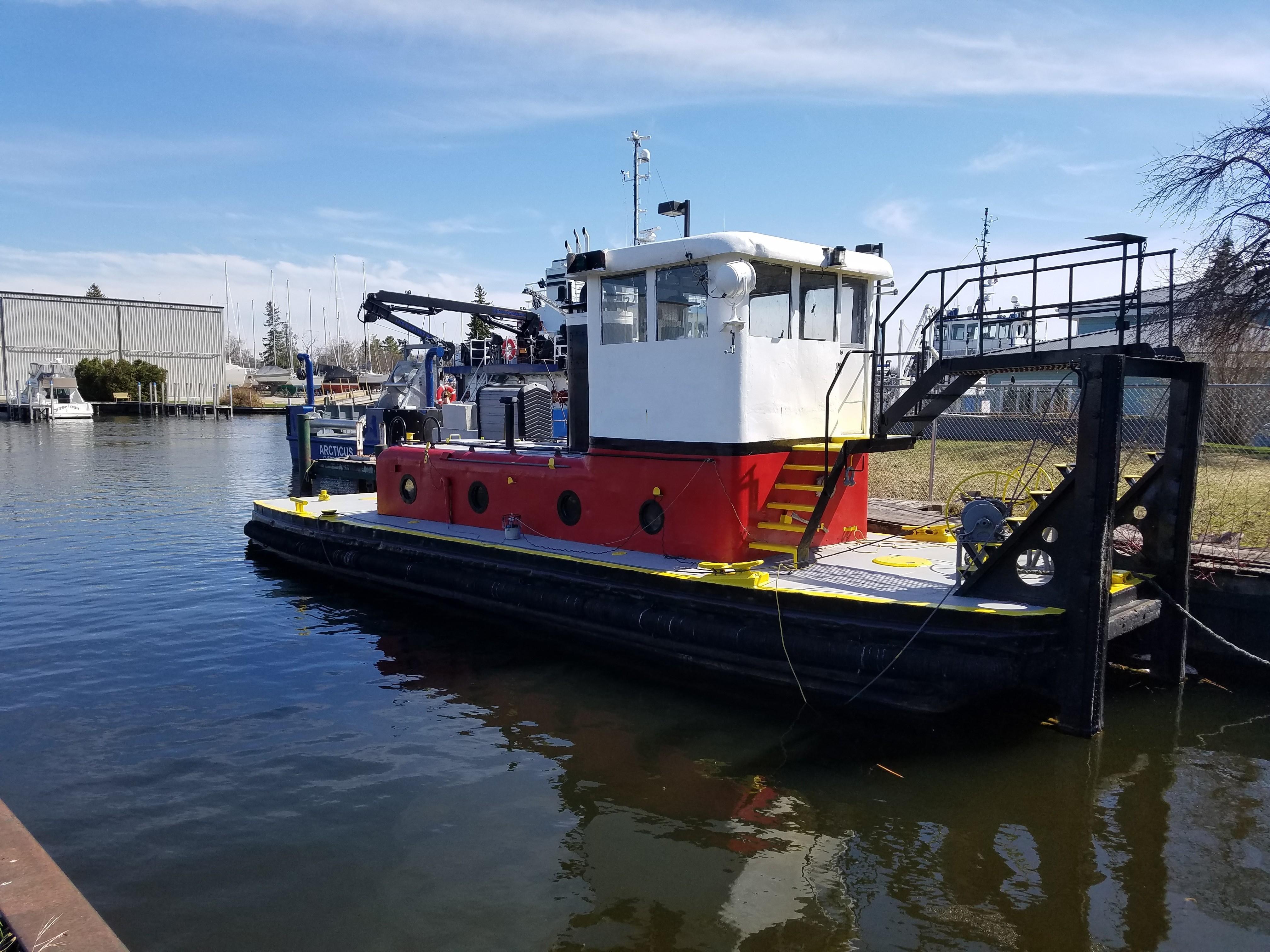 1969 Commercial Twin Screw Push Tug, Cheboygan Michigan 