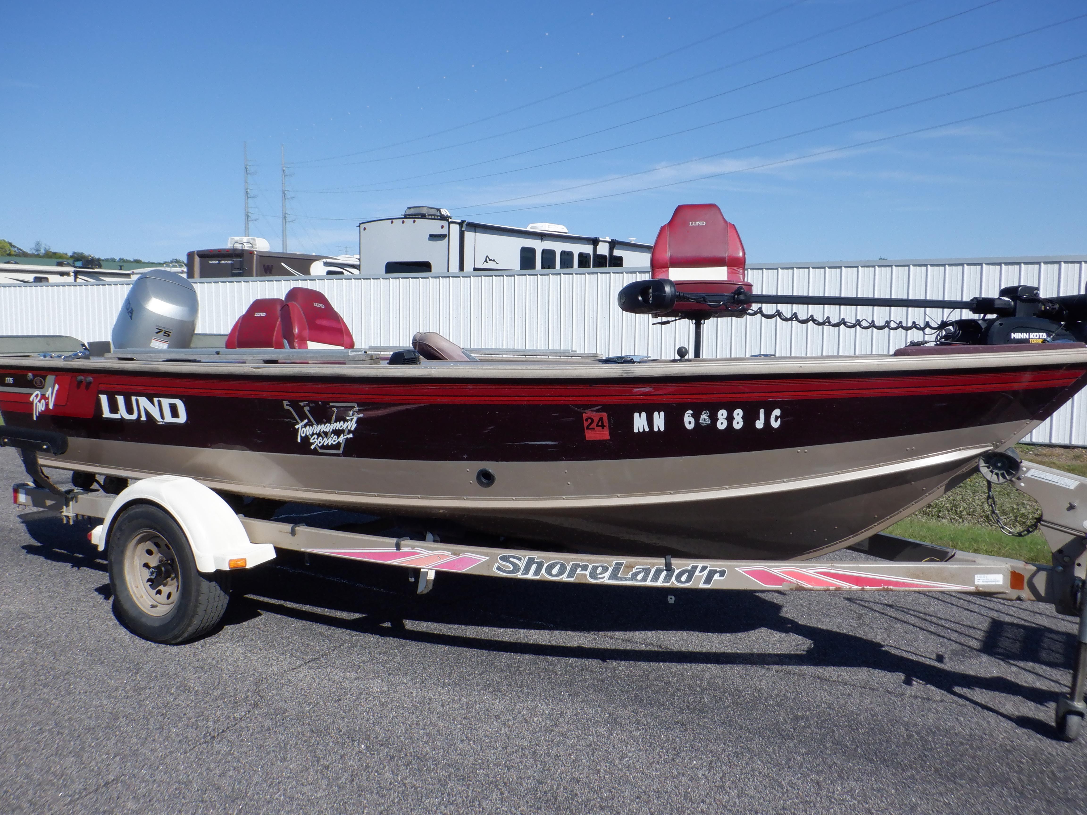 1995 Lund 1775 ProV Tiller, Clearwater United States