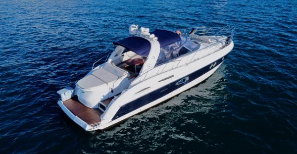 Cranchi Mediterranee 47 2008 Cranchi Mediterranee 47 yacht cruising on open water.