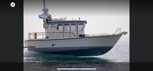 Botnia Targa 27.1 2015 Botnia Targa 27.1 boat cruising on calm water.