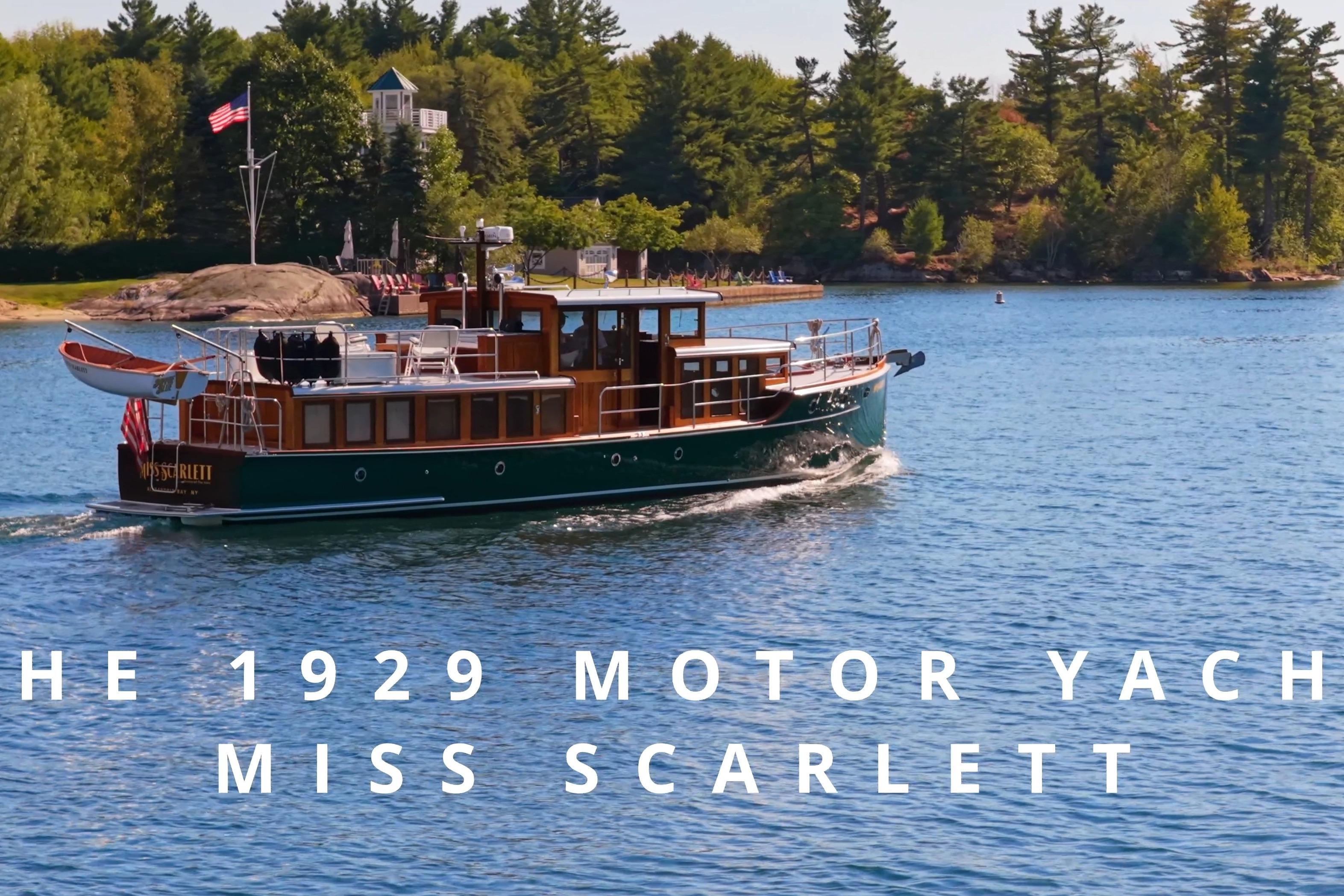 1929 Vintage Gidley 52 Retro Modern Motor Yacht