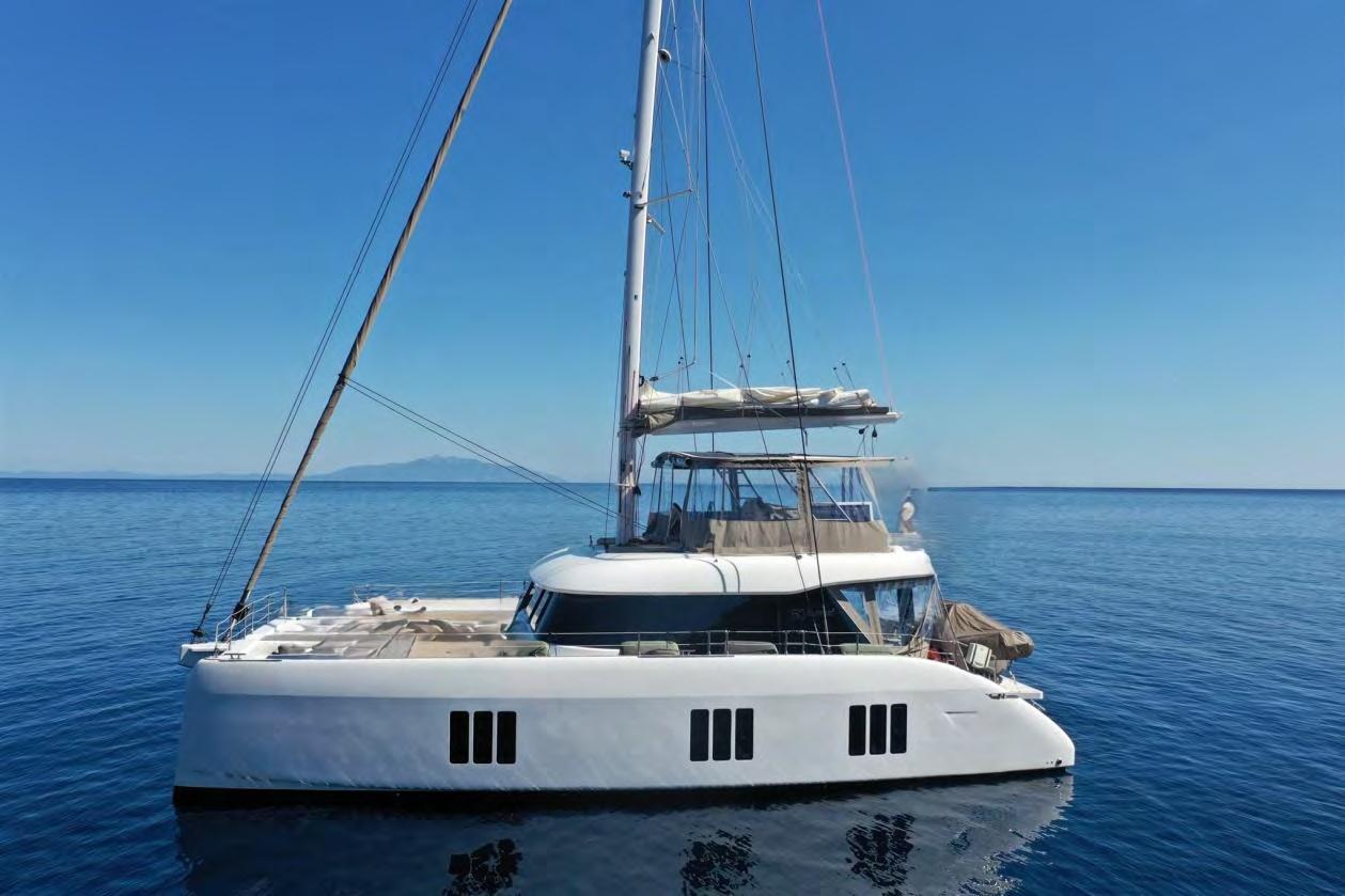Sunreef Sunreef 50 Sailing 2023 Sunreef 50 Sailing yacht on calm blue sea under clear sky.