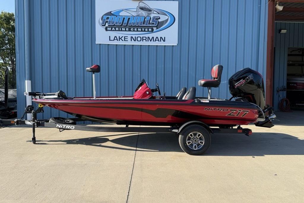 Nitro Z17 2026 Nitro Z17 boat at Foothills Marine Center, Lake Norman.