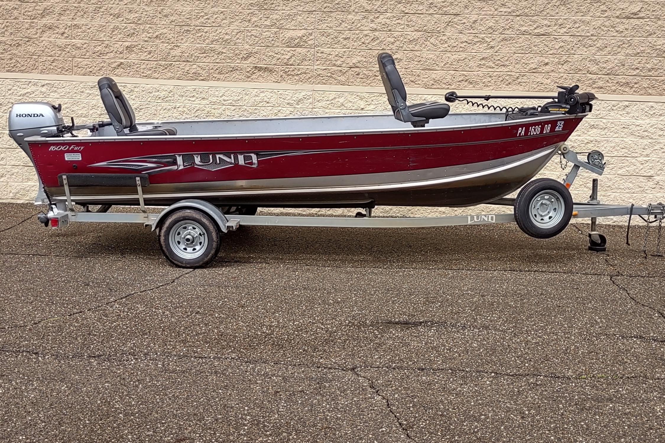 2015 Lund 1600 Fury Tiller