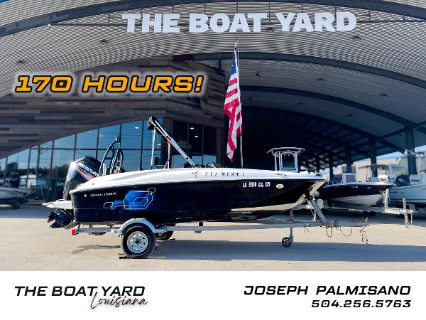Bayliner Element E16 2017 Bayliner Element E16 boat with 170 hours at The Boat Yard, Louisiana.