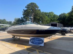 Sea Ray 220 Sundeck 2005 Sea Ray 220 Sundeck boat displayed at Erwin Marine Sales.