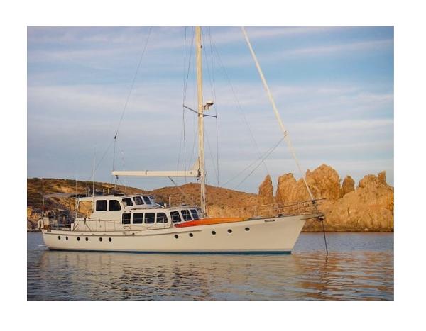 1991 Custom Centre Cockpit Pilot House Steel Cutter Motorsailer 70 ft.