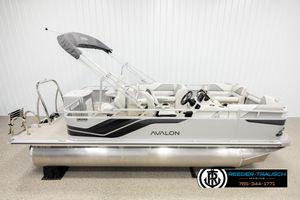 Avalon VEN RF 2026 Avalon VEN RF pontoon boat with sleek design and modern features.