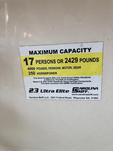 2019 Carolina Skiff 23 Ultra Elite