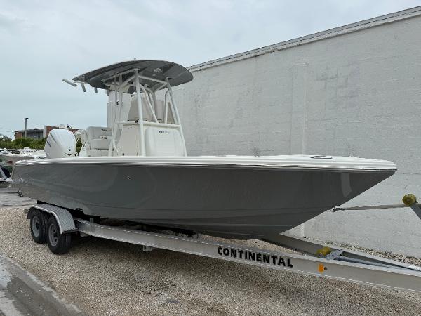 Pathfinder 2400 TRS 2025 Pathfinder 2400 TRS boat on trailer, parked outdoors.