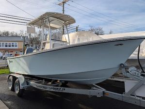 May-Craft 20 Cape Classic 2024 May-Craft 20 Cape Classic boat on trailer, parked outdoors.