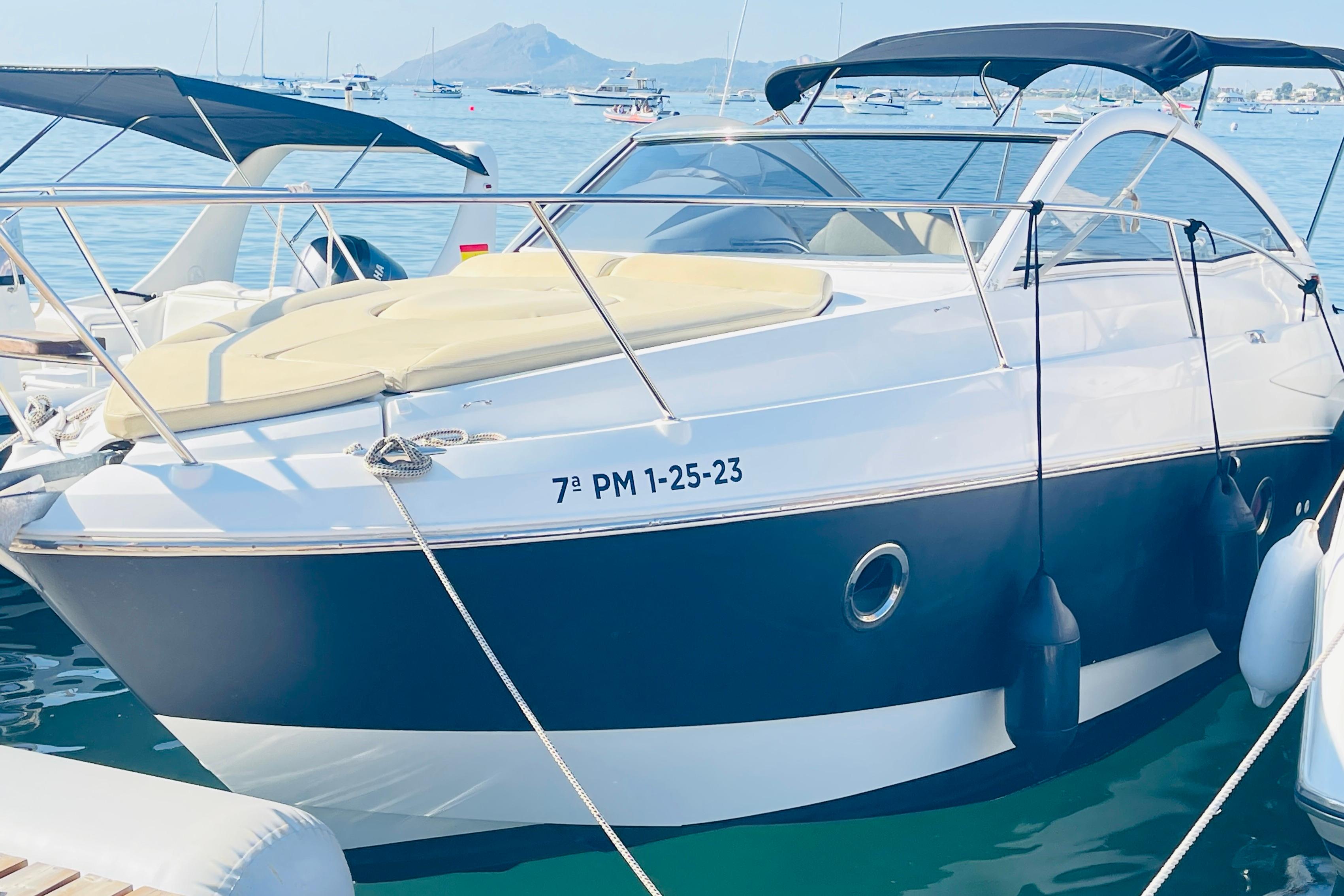 Beneteau MonteCarlo 27 2008 Beneteau MonteCarlo 27 yacht docked in a marina with scenic background.